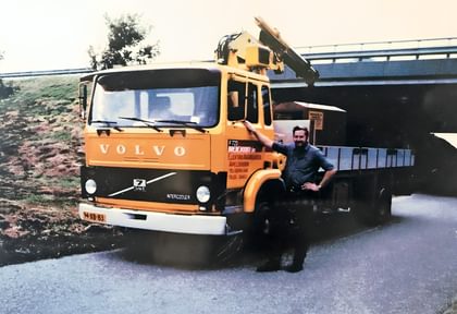 Jan Broekhuis met volvo