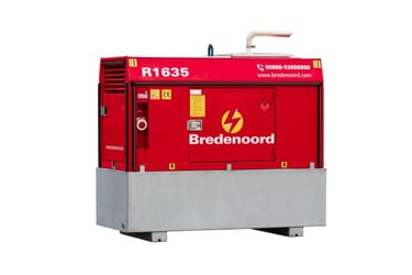 15 kVA generator med stor tank