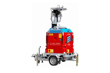 Mobile clear PLM LED light tower